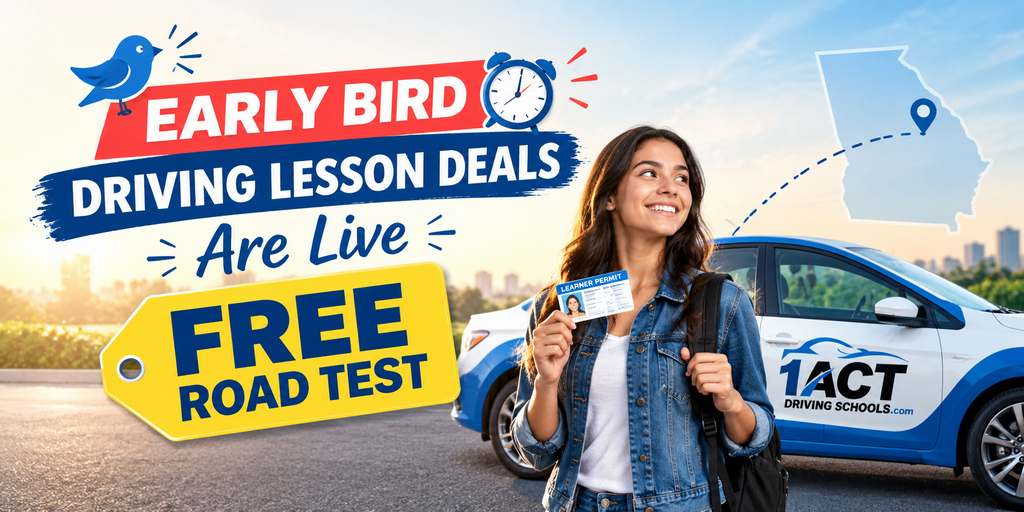 Early Bird Driving Lesson Deals Are Live: Free Road Test